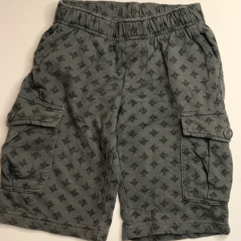 Tea Collection boys French Terry cargo shorts sz 8
